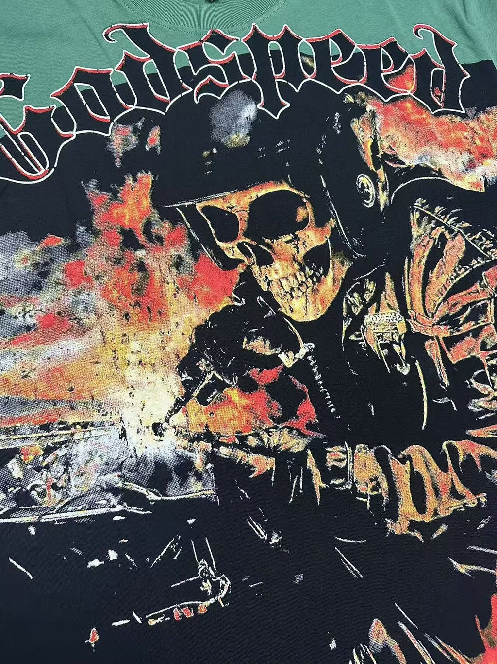 Godspeed Born to Ride Graphic T-Shirt — detail