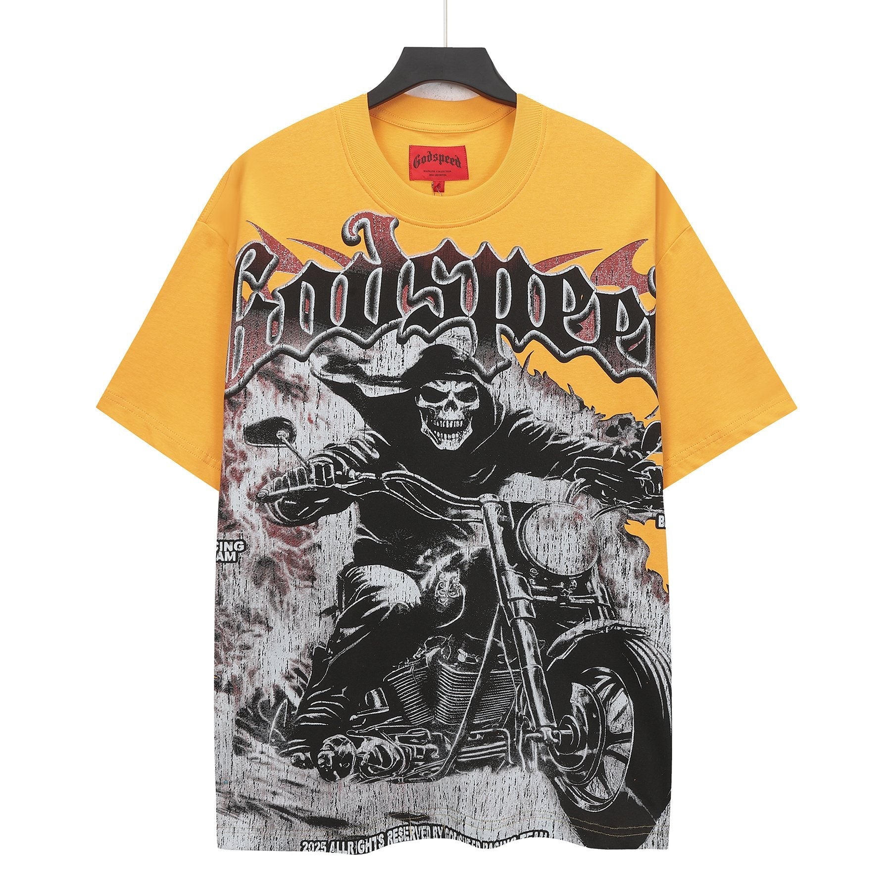 Godspeed Motorcycle Graphic T-Shirt — front