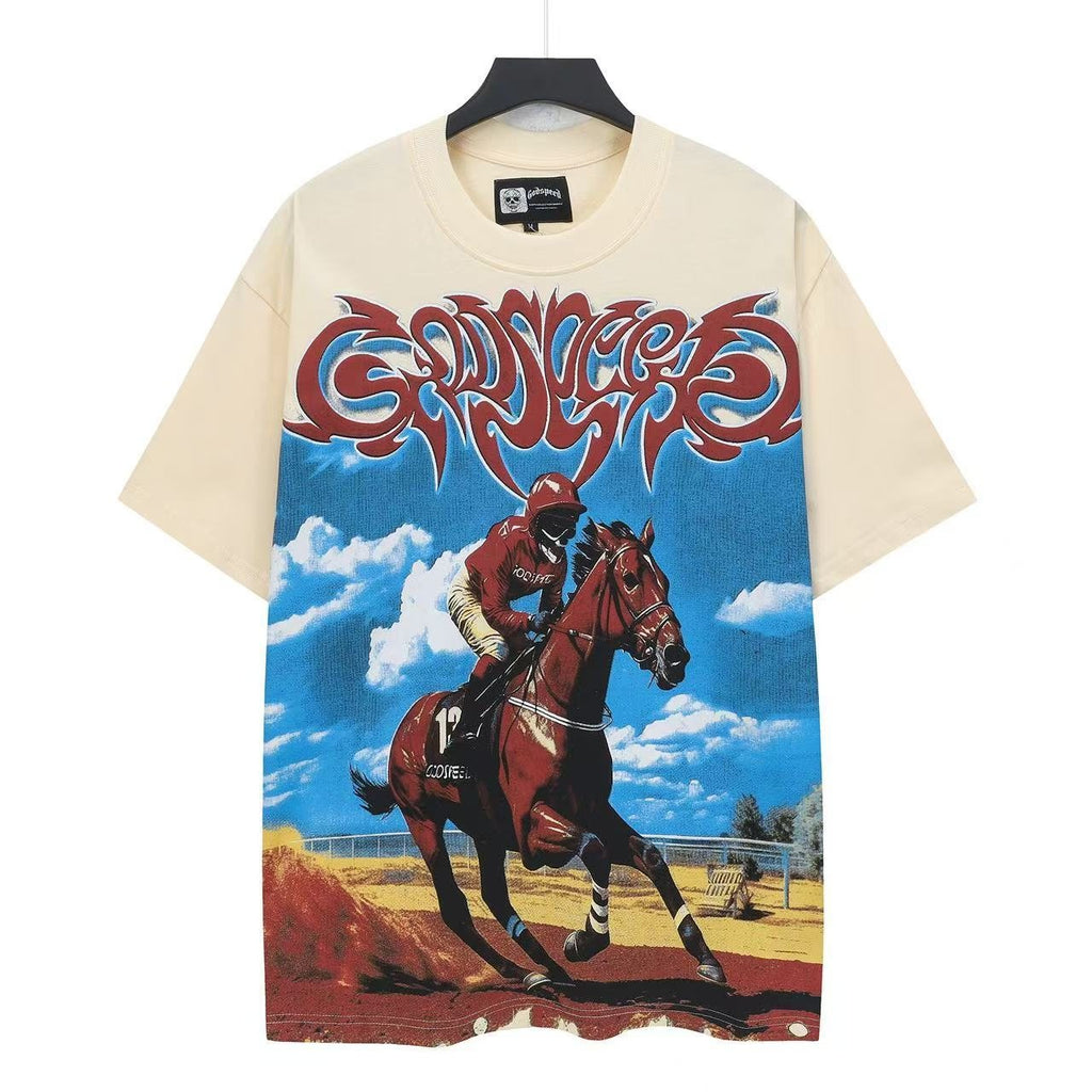 Godspeed Horse Racing Graphic T-Shirt — hero