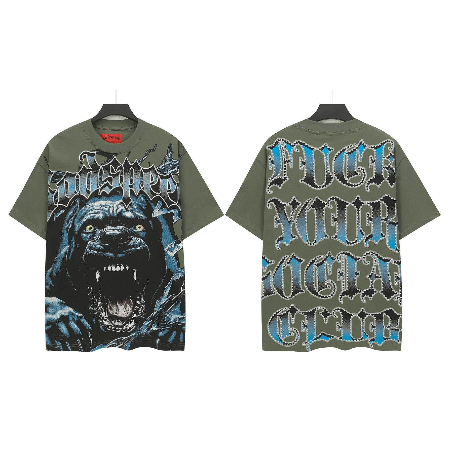 Godspeed Panther & Puck Your Society Graphic T-Shirt — hero