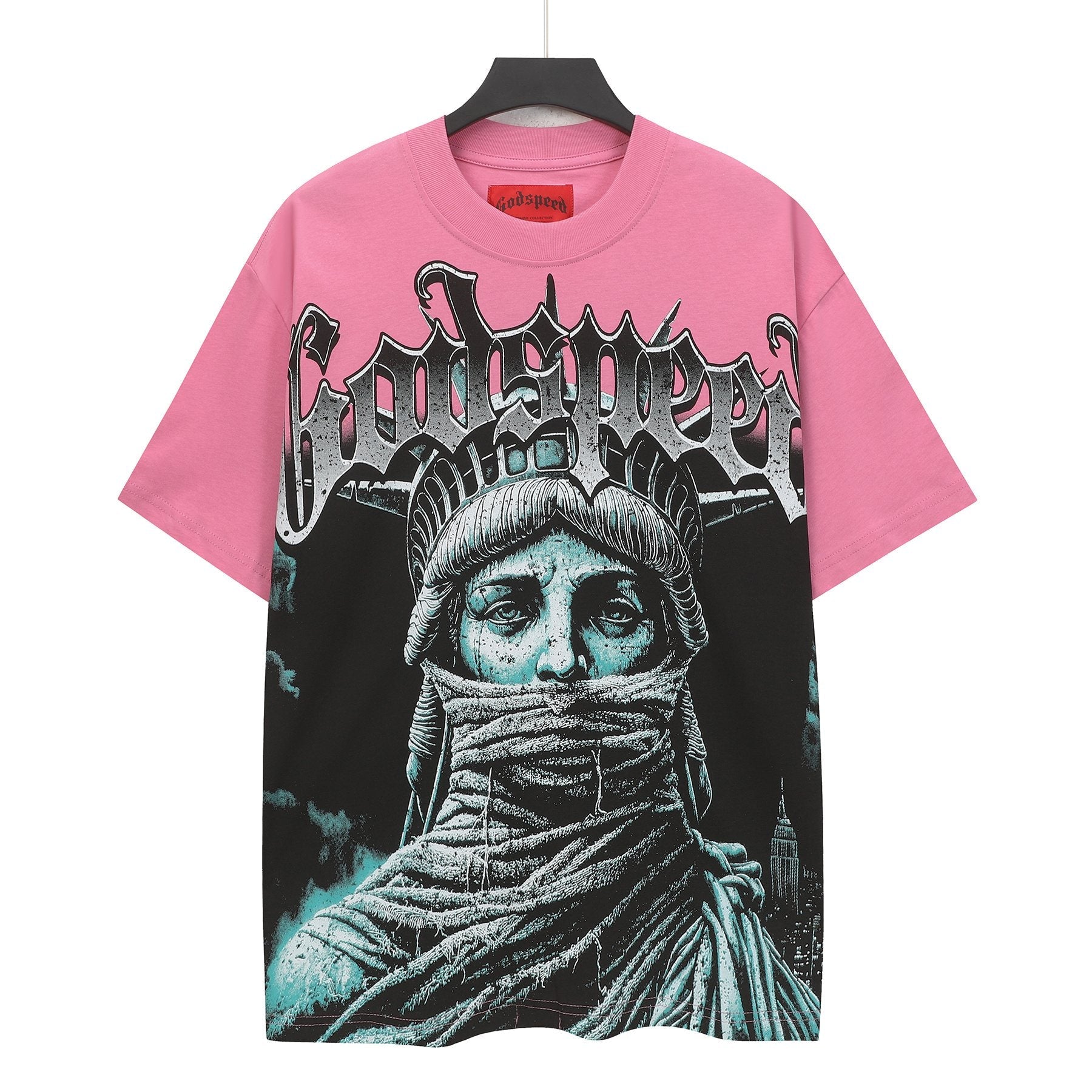 Godspeed Statue of Liberty Graphic T-Shirt — hero