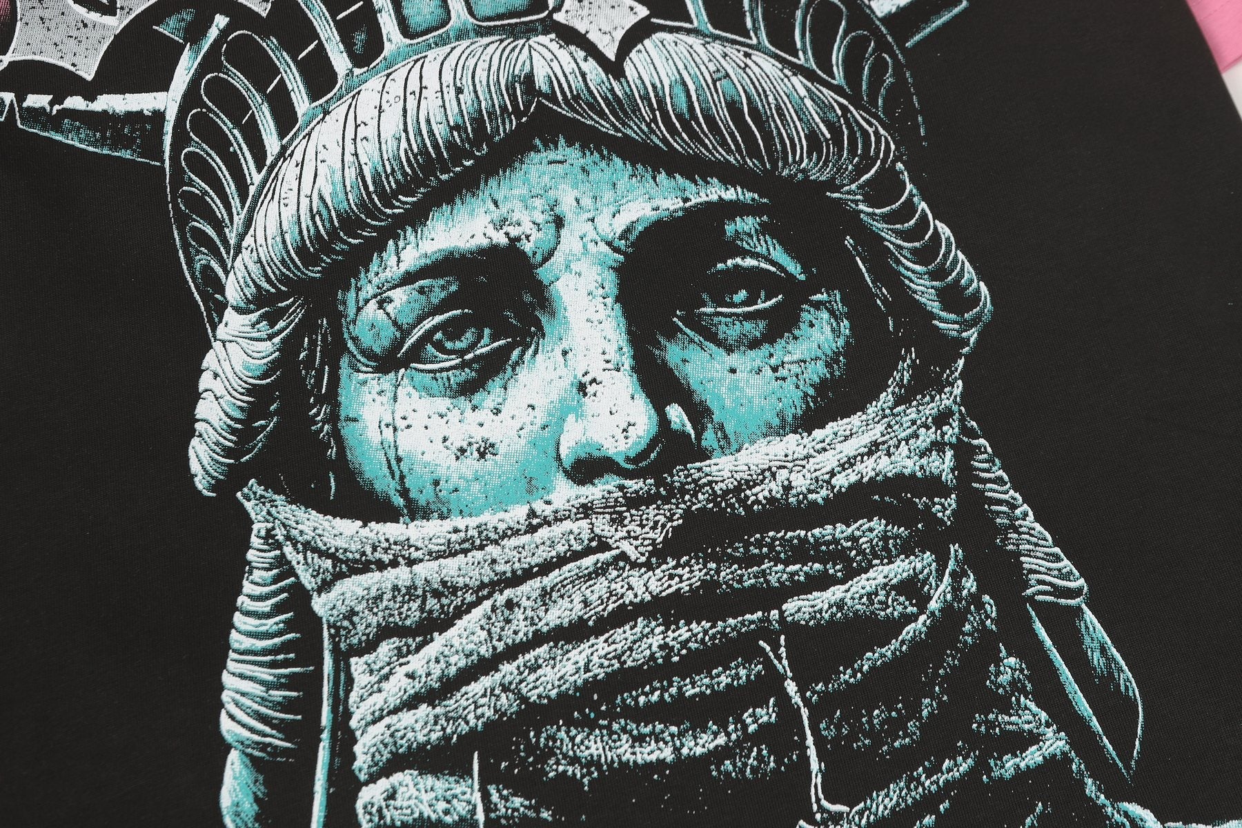 Godspeed Statue of Liberty Graphic T-Shirt — detail