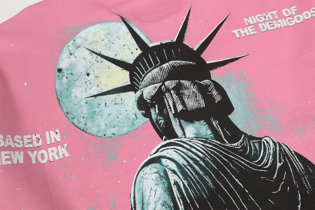 Godspeed Statue of Liberty Graphic T-Shirt — detail