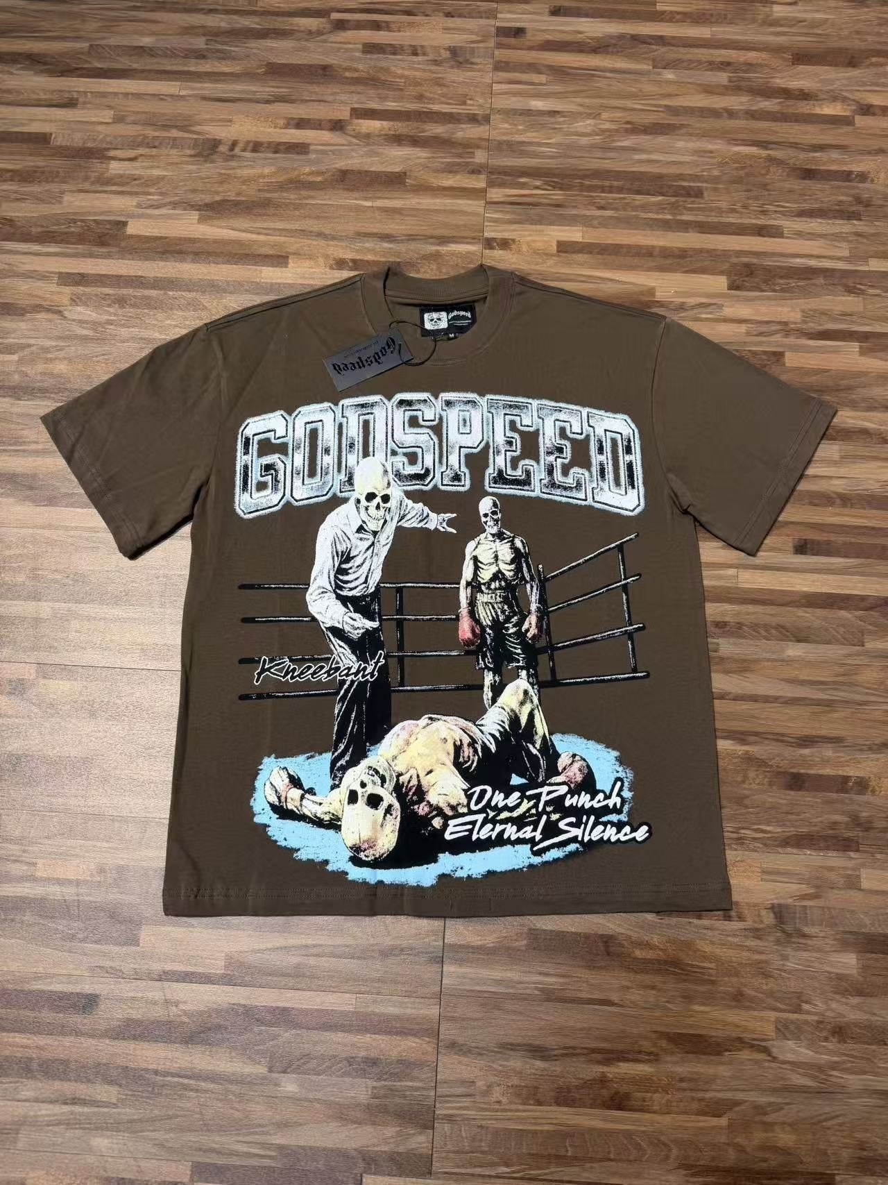 Godspeed Boxing Graphic T-Shirt — front