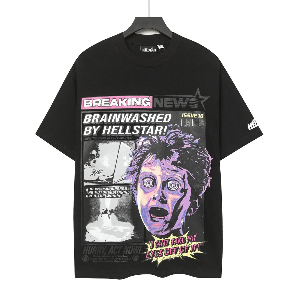 Hellstar Brainwashed Graphic T-Shirt — front