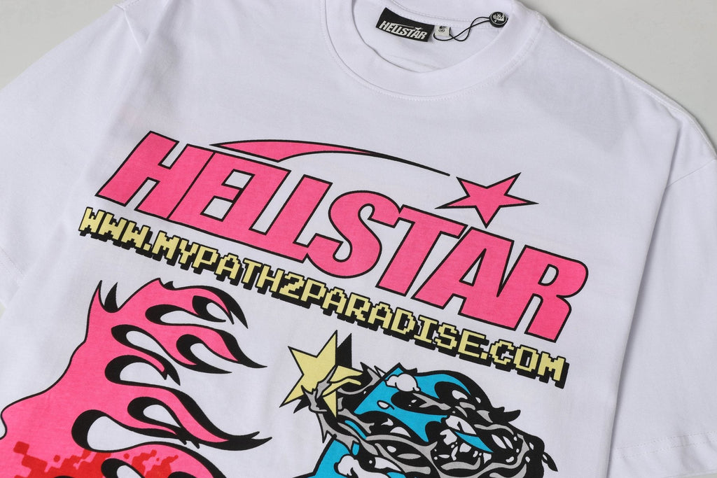 Hellstar My Path 2 Paradise Short-Sleeve Graphic T-Shirt — detail