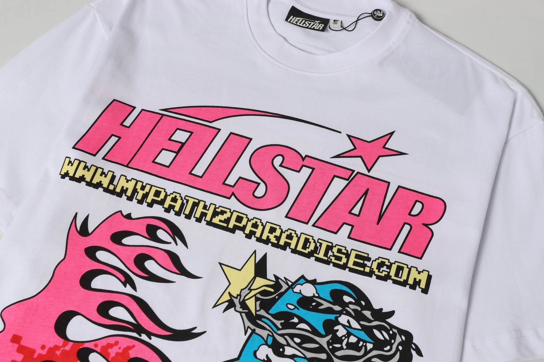 Hellstar My Path 2 Paradise Short-Sleeve Graphic T-Shirt — detail