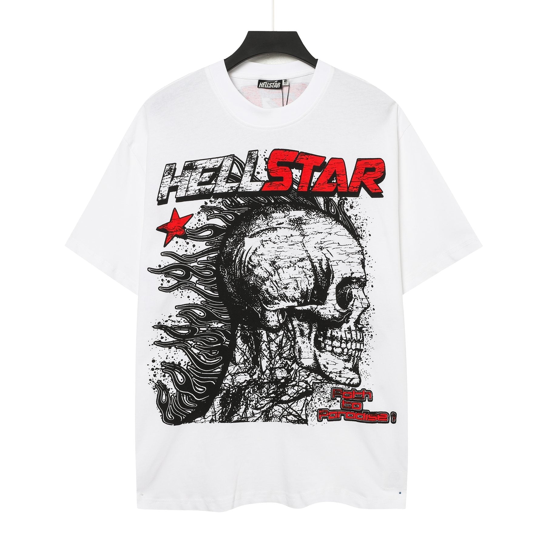 Hellstar Skull City-List Graphic T-Shirt — front