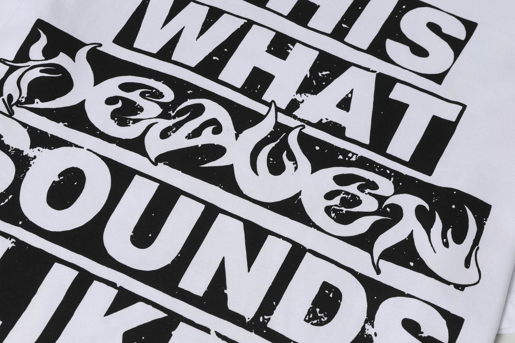 Hellstar Screaming Face Graphic T-Shirt — detail