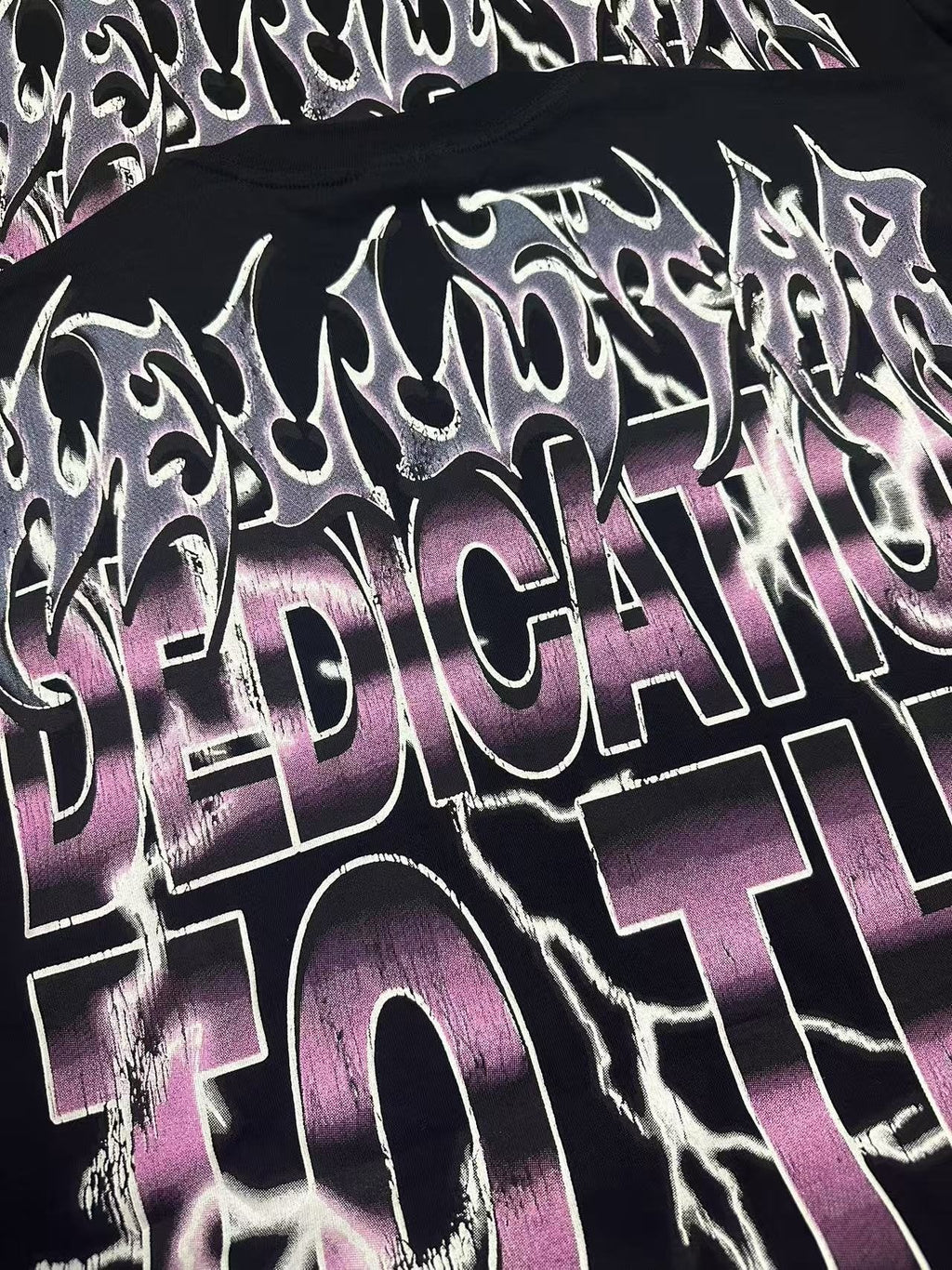 Hellstar Dedication to the World Graphic T-Shirt — detail