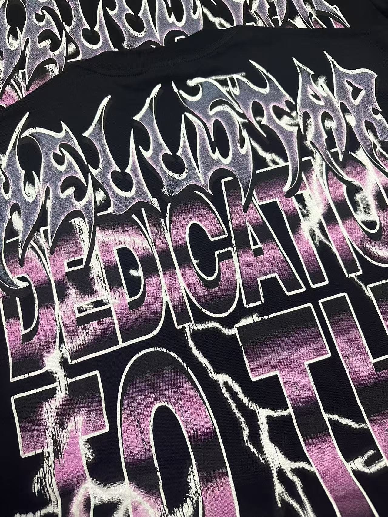Hellstar Dedication to the World Graphic T-Shirt — detail