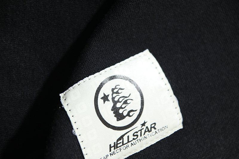 Hellstar Wee all Need Money Washed Graphic T-Shirt — neck_label