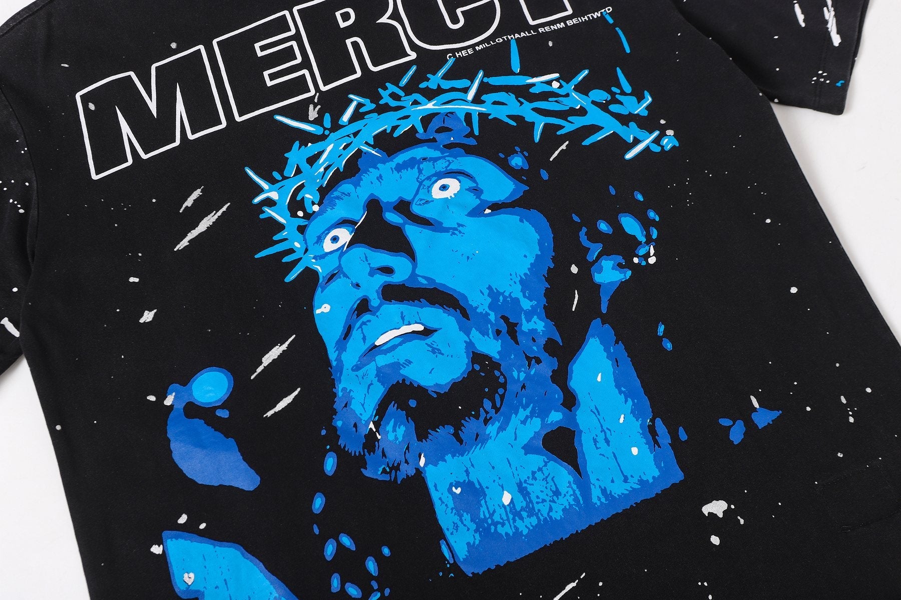 Hellstar Mercy Paint Splatter Graphic T-Shirt — detail