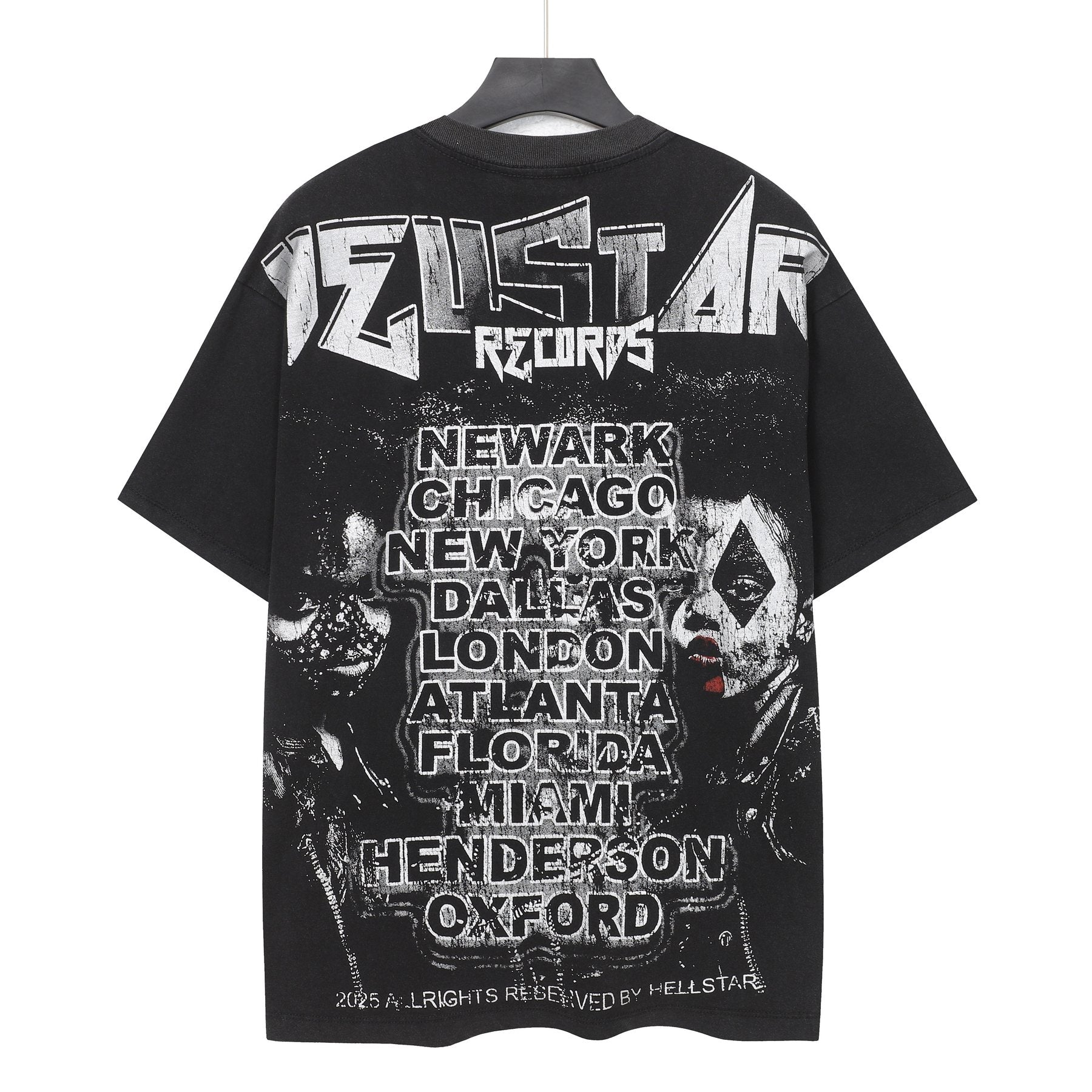 Hellstar Distressed Graphic T-Shirt — back