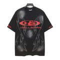 Hellstar Red and Gray Graphic T-Shirt — hero