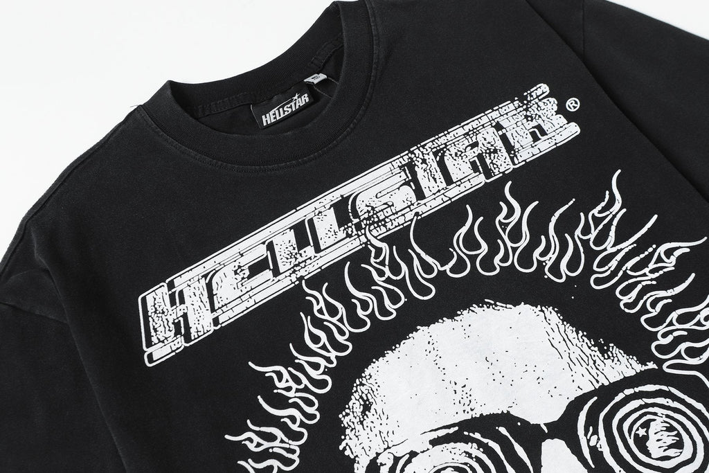 Hellstar Distressed Graphic T-Shirt — detail