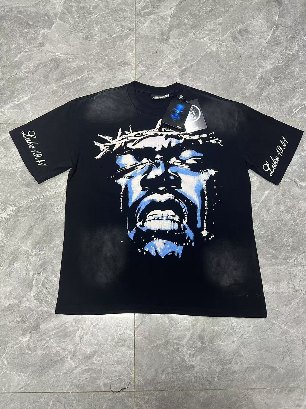 Hellstar Front, Back & Sleeve Graphic T-Shirt — front