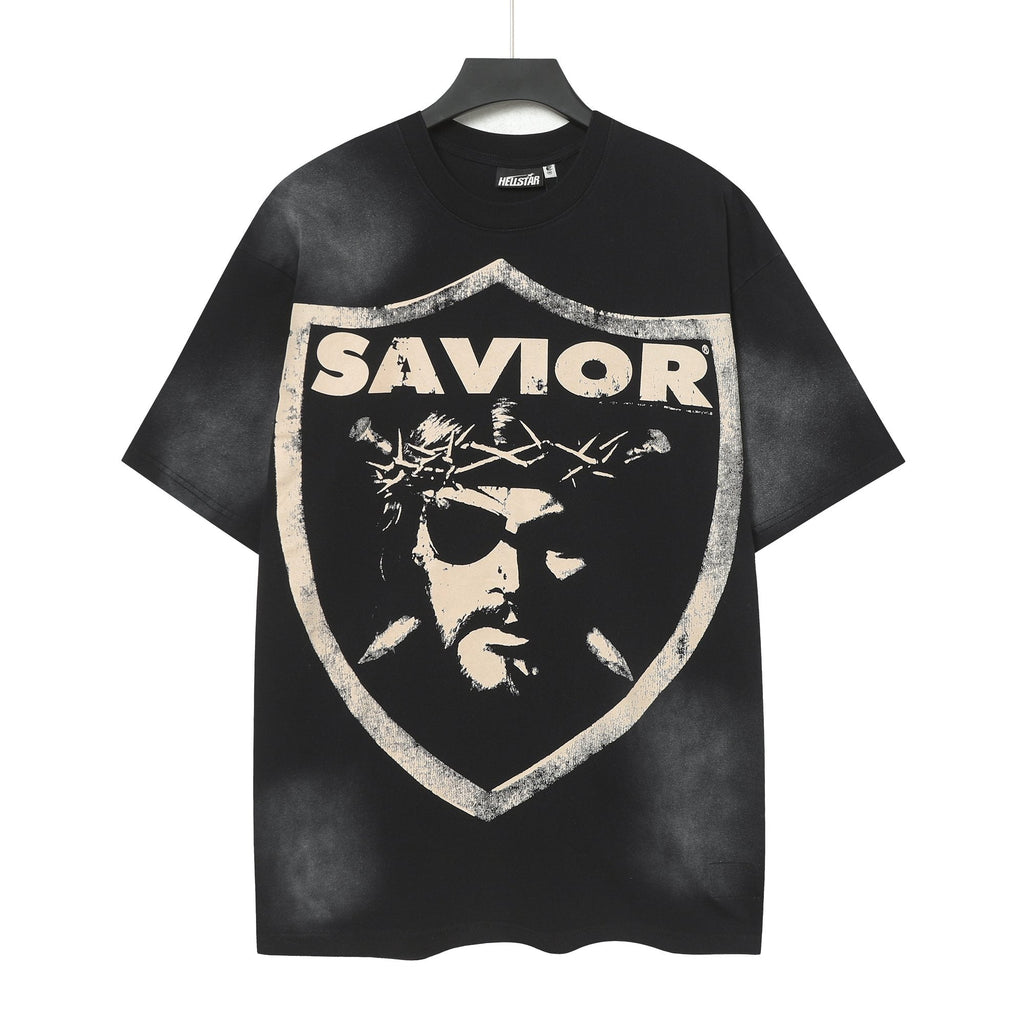 Hellstar Savior Bigger Than Satan Graphic T-Shirt — hero