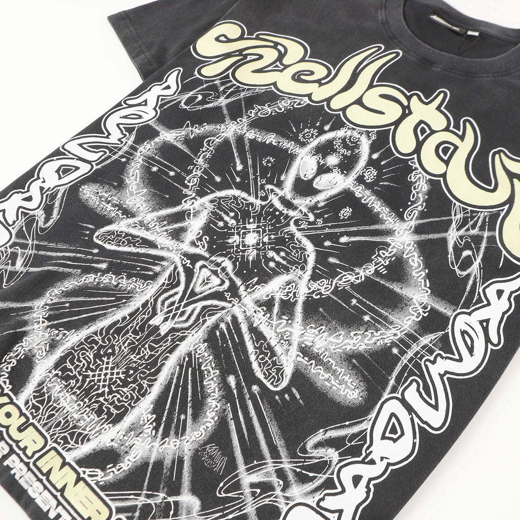 Hellstar Protect Your Inner Peace Graphic T-Shirt — detail