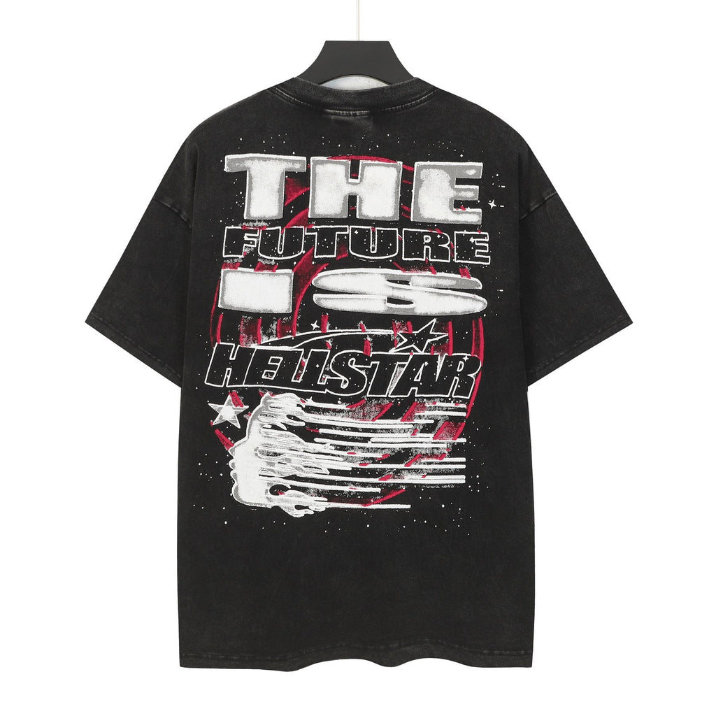 Hellstar Future Face Graphic Short-Sleeve T-Shirt — back