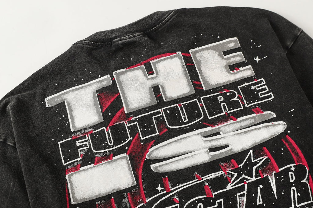 Hellstar Future Face Graphic Short-Sleeve T-Shirt — detail