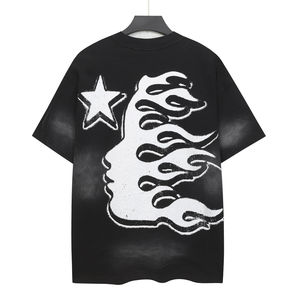 Hellstar Flame Eye Graphic T-Shirt — back