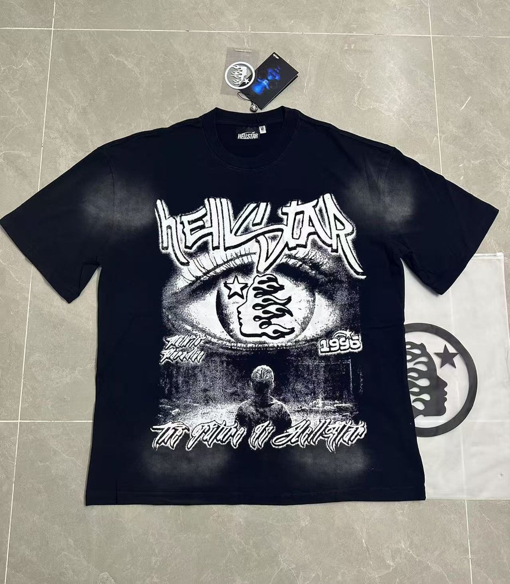 Hellstar Flame Eye Graphic T-Shirt — context