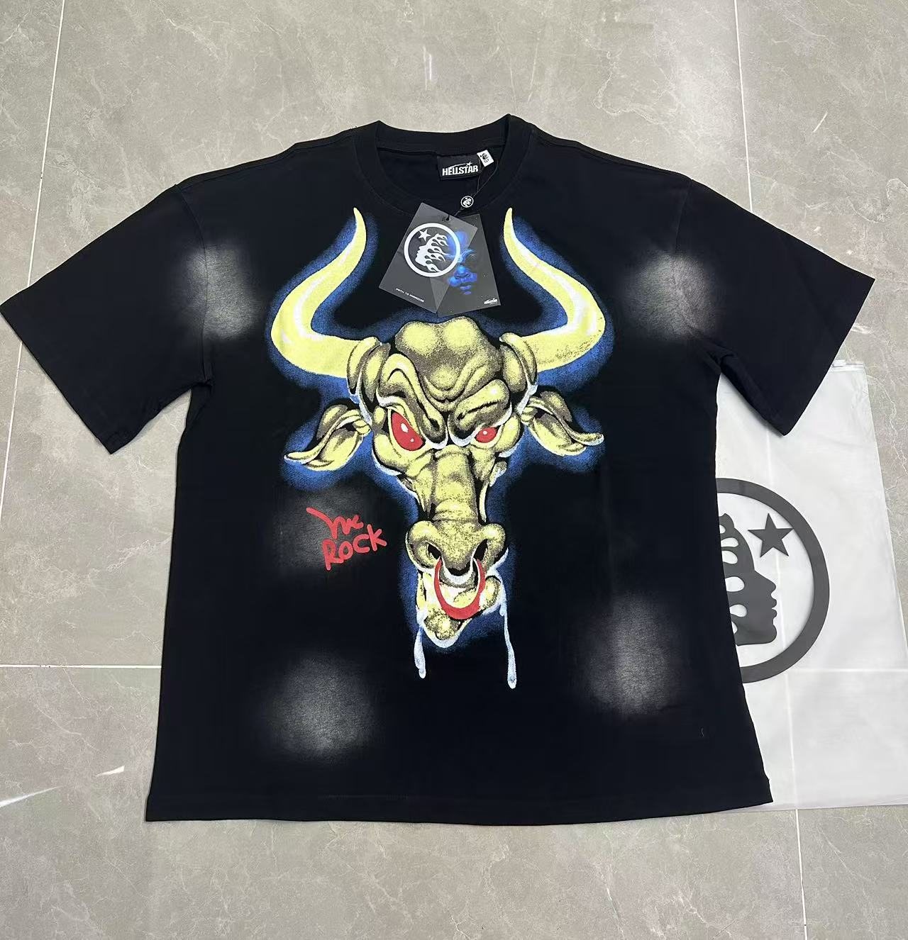 Hellstar The Rock WrestleMania Graphic T-Shirt — front