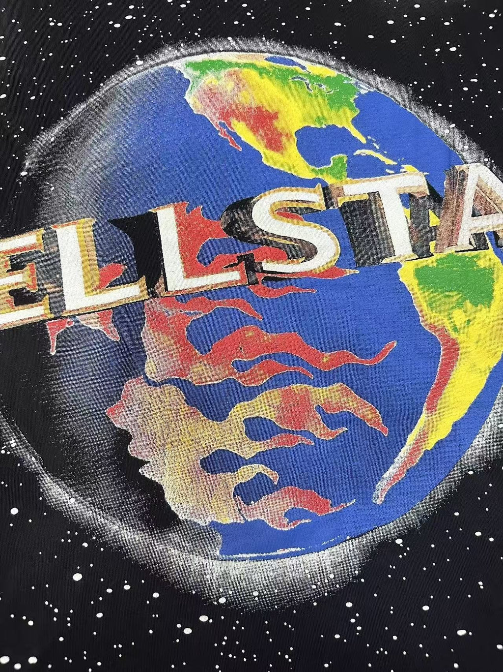 Hellstar Black Front & Back Graphic T-Shirt — detail