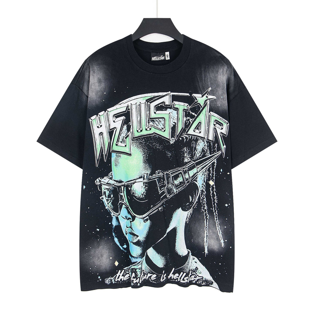 Hellstar Distressed Front & Back Graphic T-Shirt — hero