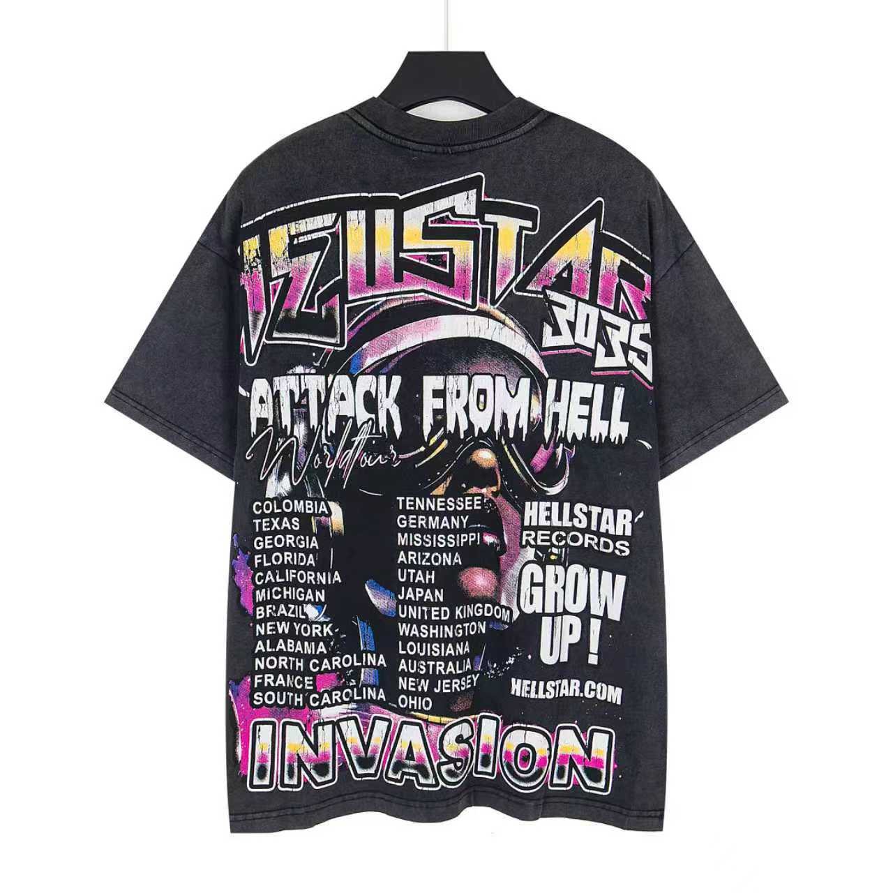 Hellstar Attack From Hell Invasion Graphic T-Shirt — back