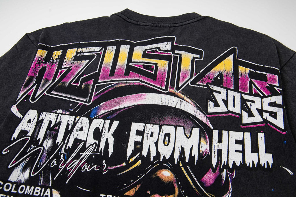 Hellstar Attack From Hell Invasion Graphic T-Shirt — detail