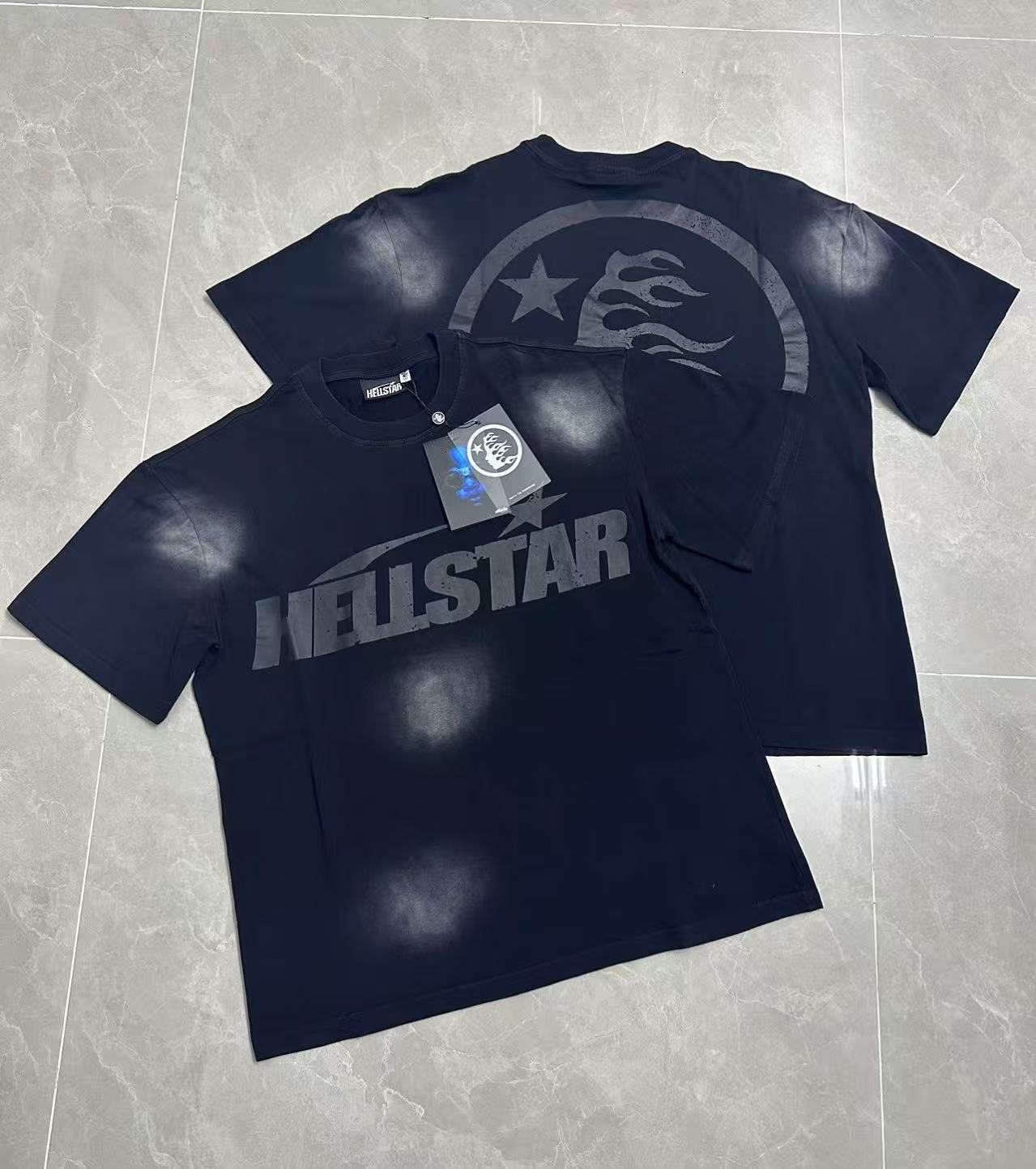 Hellstar Front Wordmark Short-Sleeve T-Shirt — reject