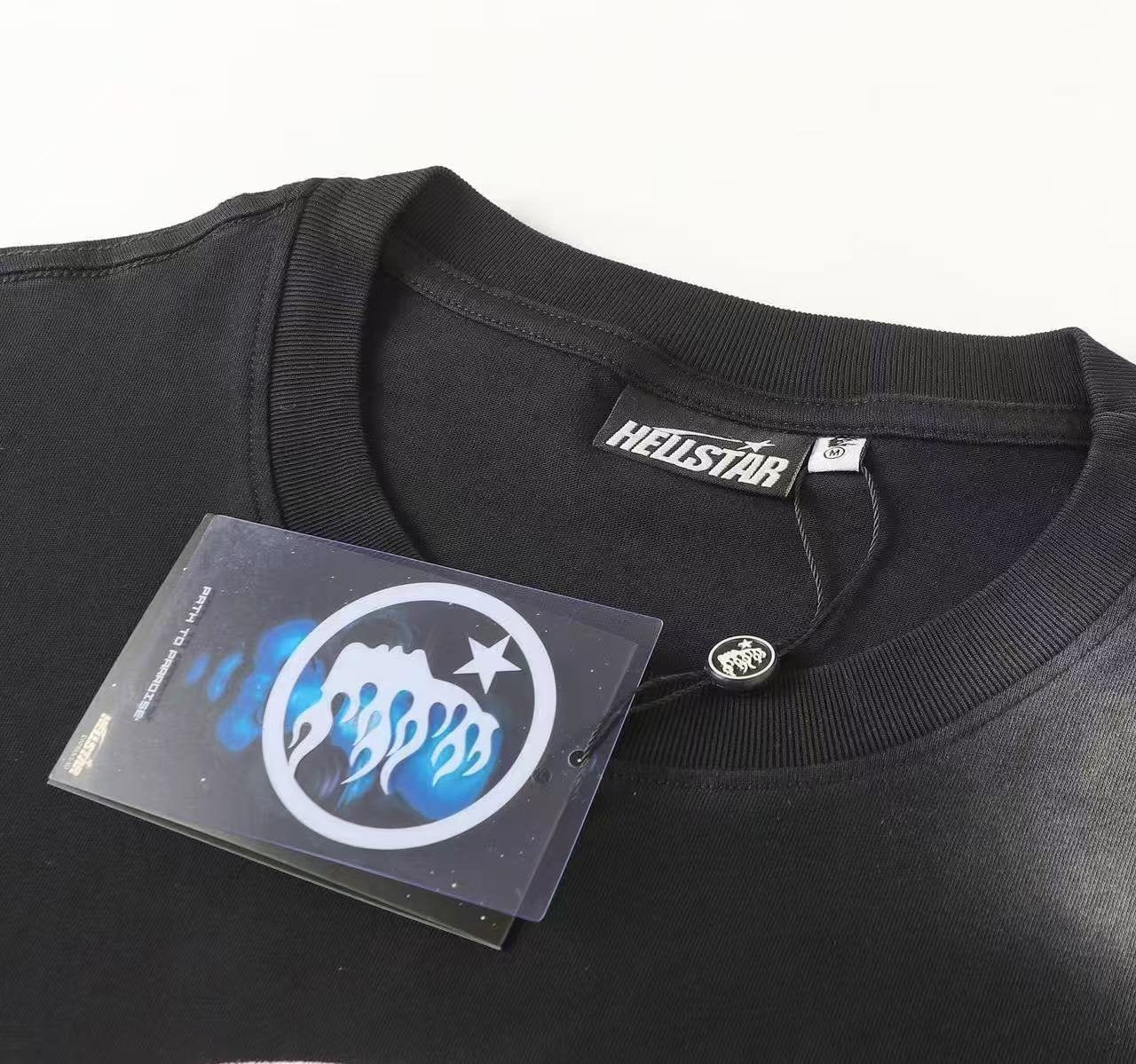 Hellstar Path to Paradise Angel Graphic T-Shirt — neck_label