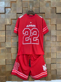 AMIRI 22 Number Jersey Short-Sleeve Set — hero