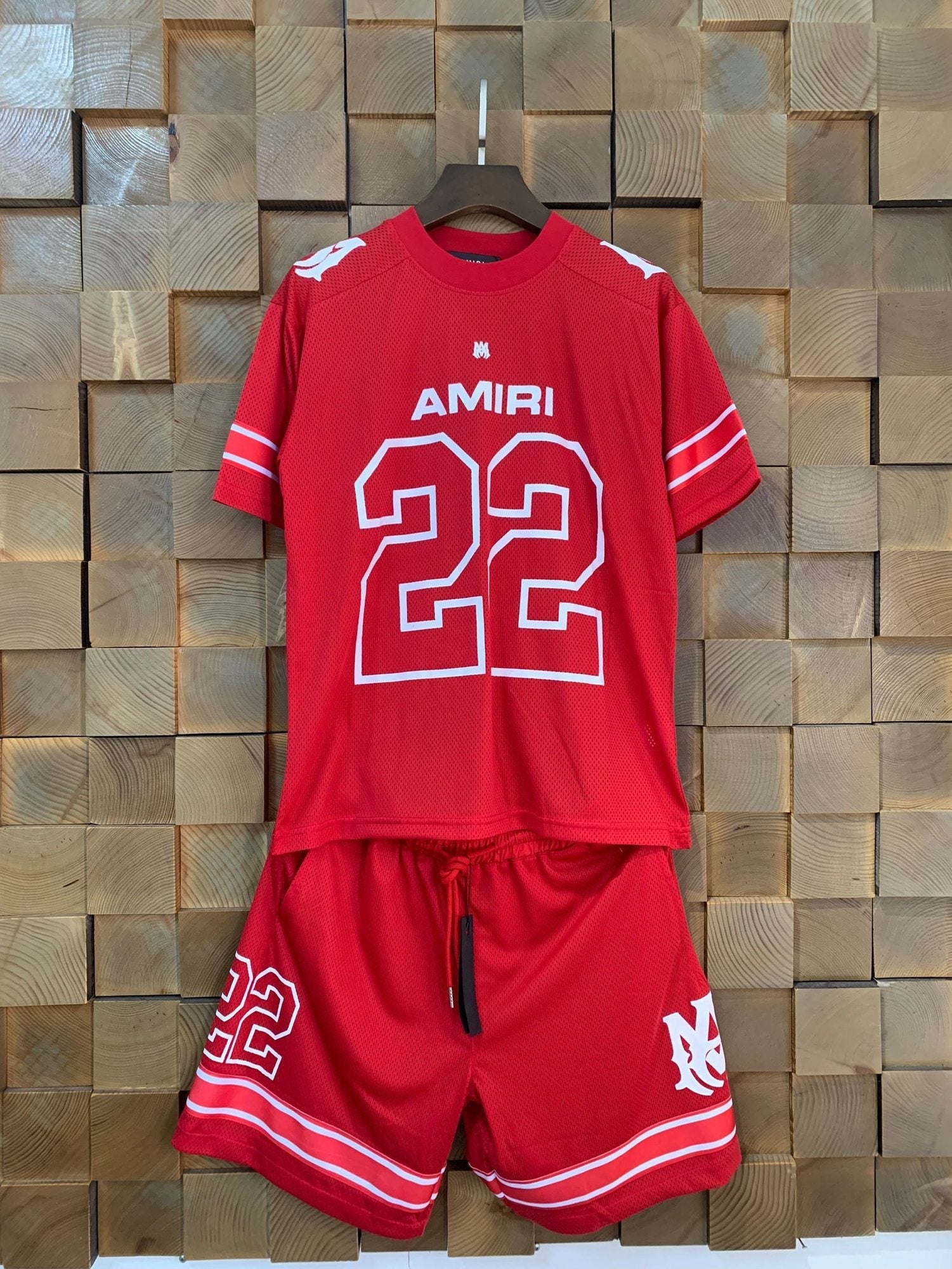 AMIRI 22 Number Jersey Short-Sleeve Set — hero