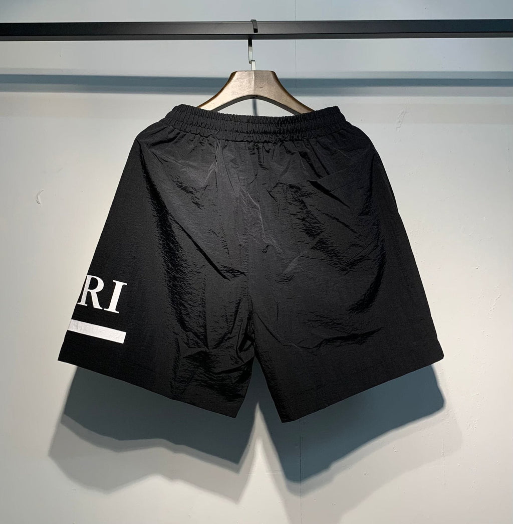 AMIRI Logo Graphic Shorts — back