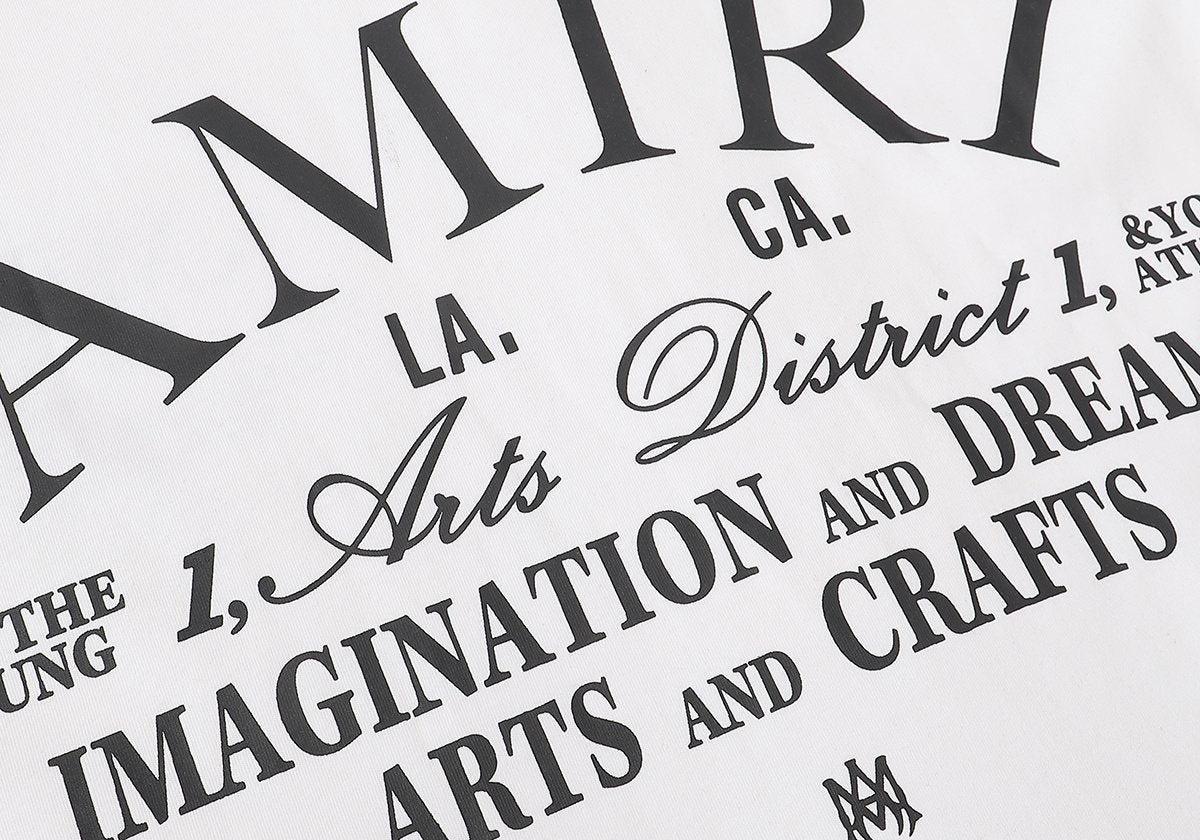 AMIRI Typography Graphic T-Shirt — detail