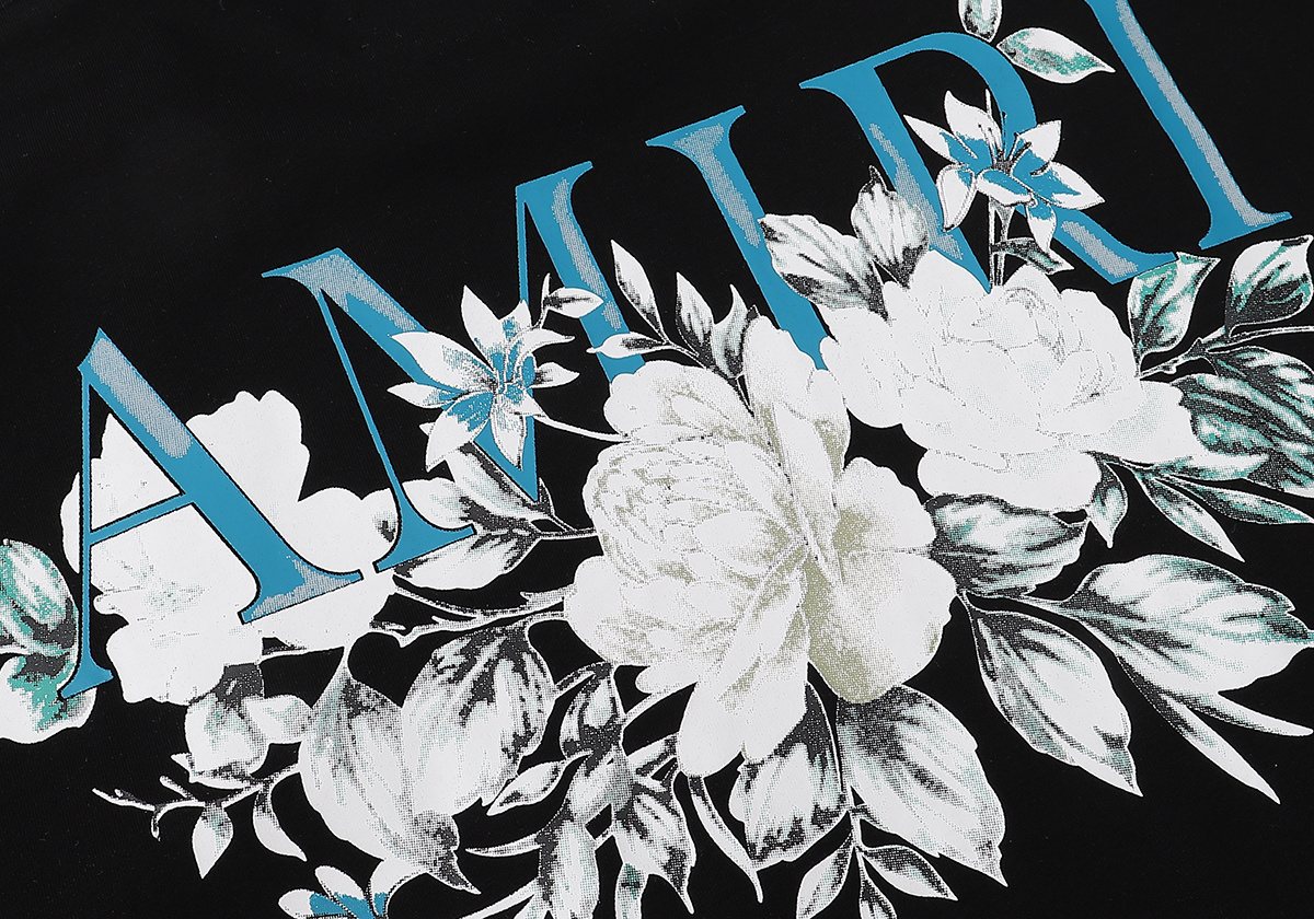 AMIRI Floral Graphic Short-Sleeve T-Shirt — detail