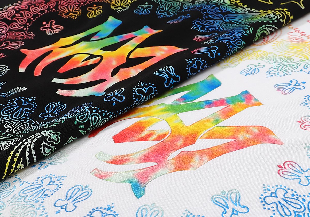 AMIRI Rainbow Bandana Back Graphic T-Shirt — detail