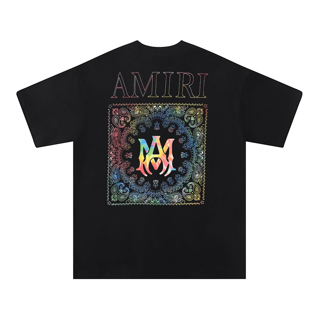AMIRI Rainbow Bandana Back Graphic T-Shirt — hero