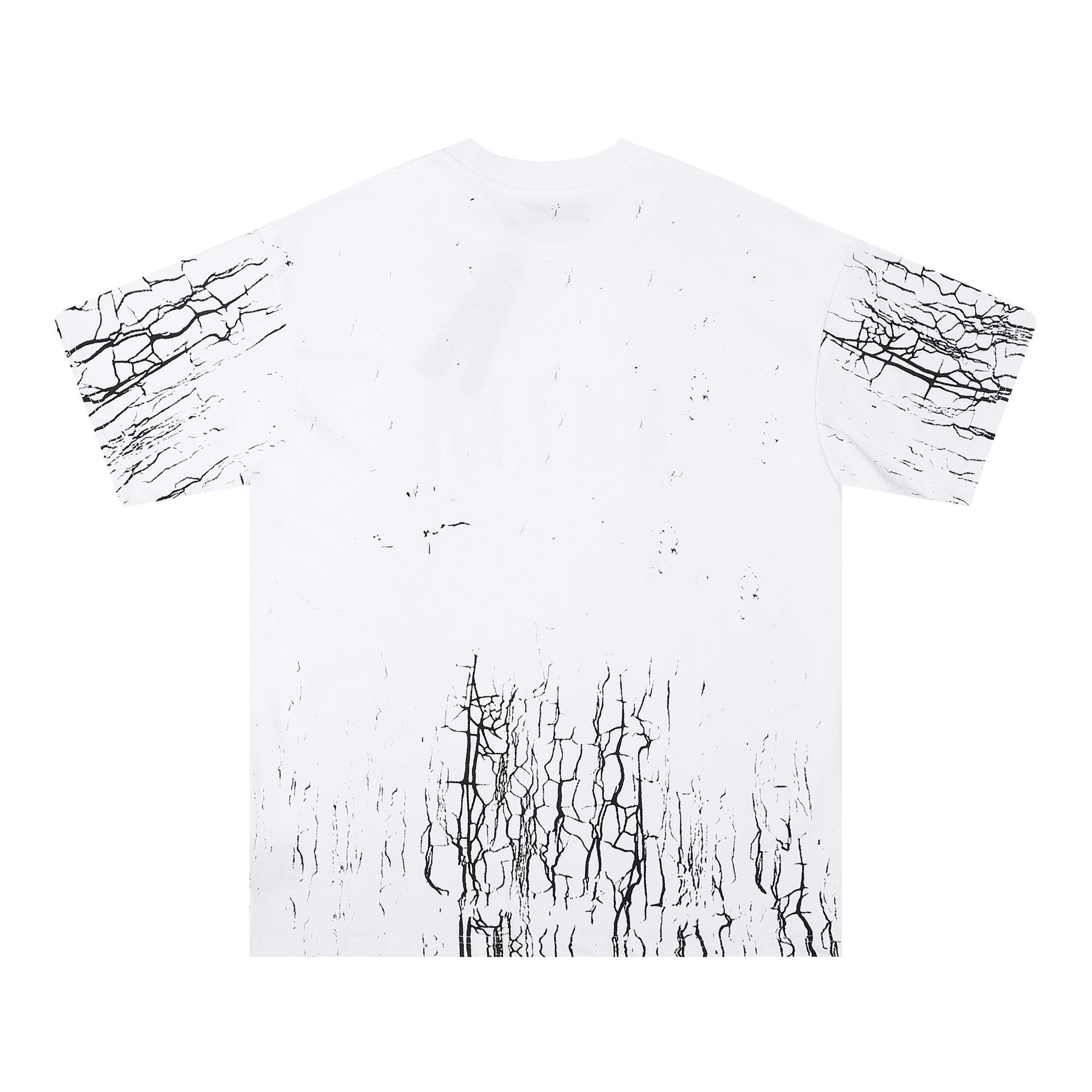 AMIRI Distressed Crackle Graphic T-Shirt — back