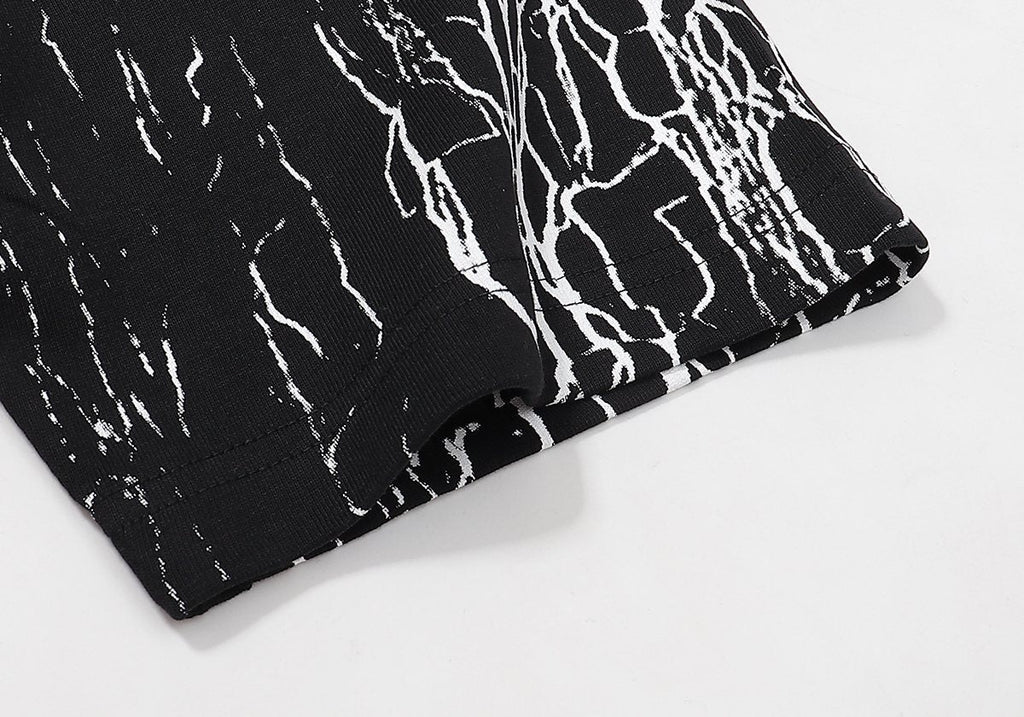 AMIRI Distressed Crackle Graphic T-Shirt — detail