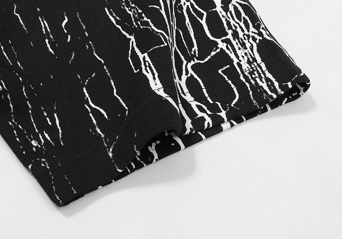 AMIRI Distressed Crackle Graphic T-Shirt — detail