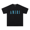 AMIRI Blue Wordmark Short-Sleeve T-Shirt — front