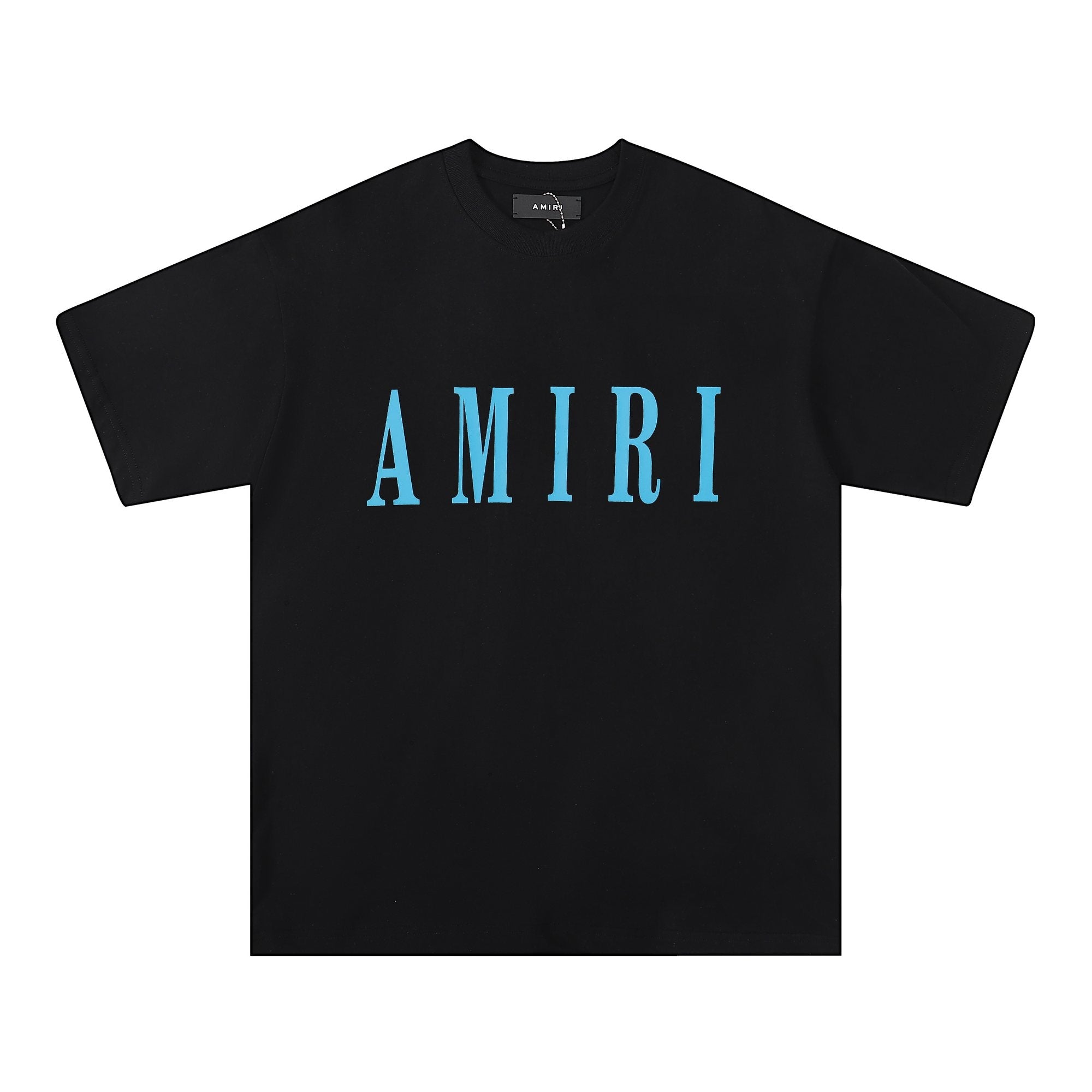 AMIRI Blue Wordmark Short-Sleeve T-Shirt — front