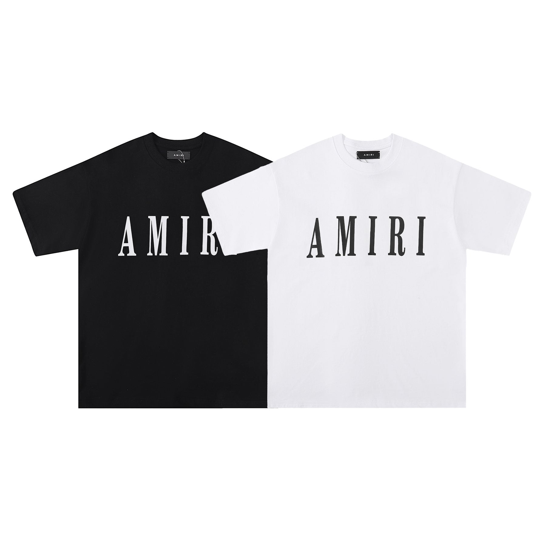 AMIRI Monochrome Wordmark T-Shirt — comparison