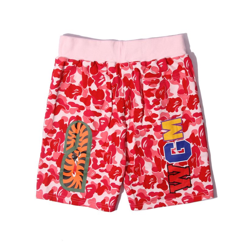 BAPE WGM Camouflage Graphic Shorts — front