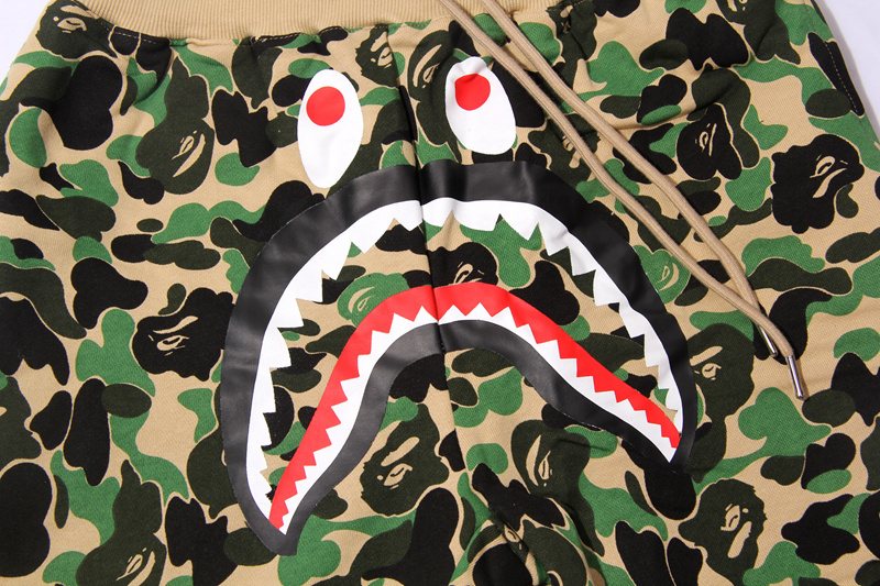 BAPE WGM Camouflage Graphic Shorts — detail