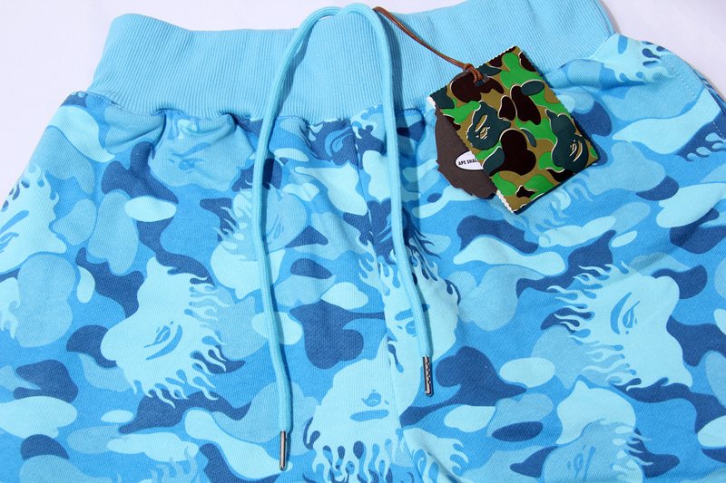 BAPE Camouflage Drawstring Shorts — detail